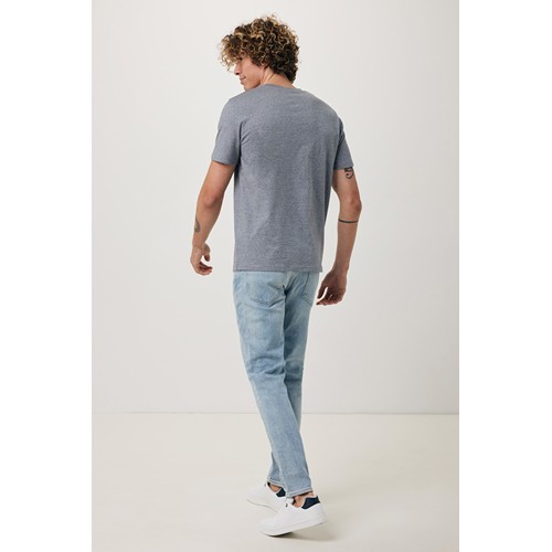 azul marino claro moteado IQONIQ Brett Camiseta Medium Weight Algodón Reciclado