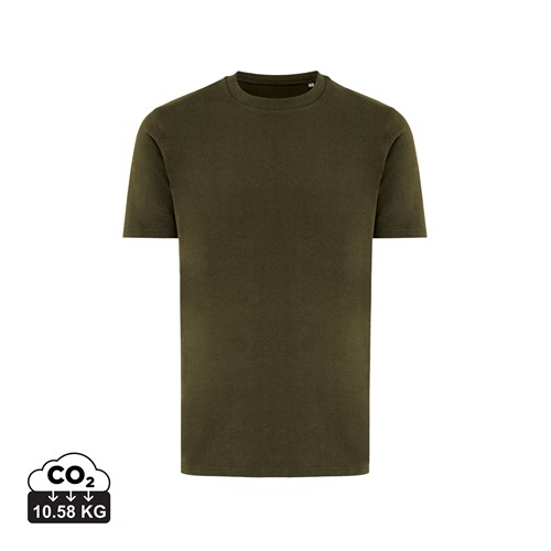 kaki IQONIQ Brett Camiseta Medium Weight Algodón Reciclado