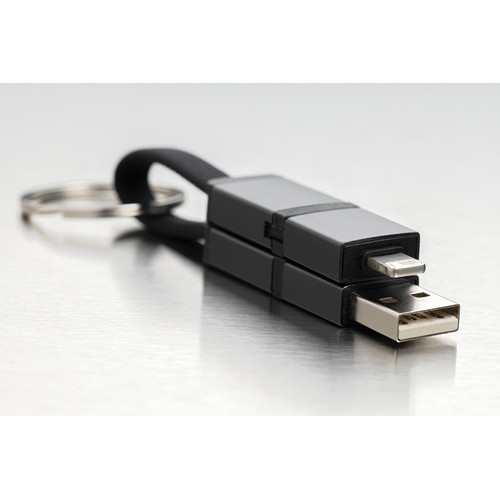 Câble de charge rapide 4 en 1 60W en aluminium recyclé Terra - 7