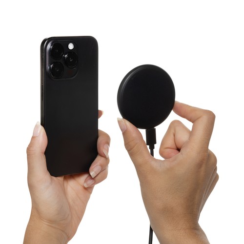 black Cargador magnético Magnapad 15W rplastic RCS 3 en 1