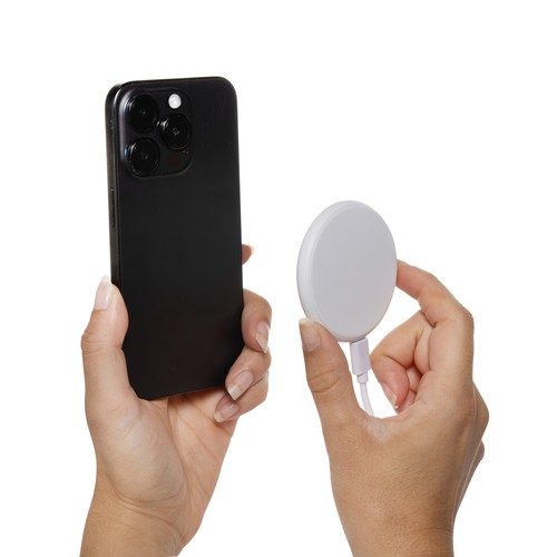 white Cargador magnético Magnapad 15W rplastic RCS 3 en 1