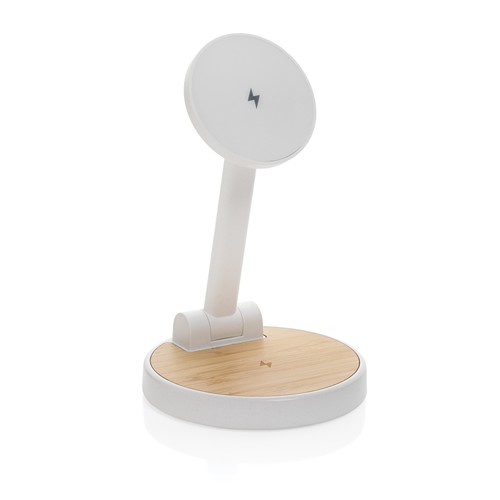 white Cargador magnético 15W Ontario RCS rplastic 2 en 1