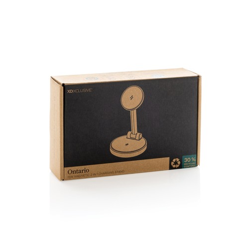 Cargador magnético 15W Ontario RCS rplastic 2 en 1