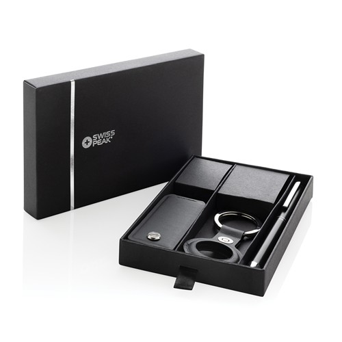 Coffret cadeau 3 pcs en PU recyclé RCS Swiss Peak Tula - 15