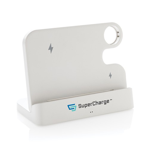 Double chargeur 15W en plastique RCS avec emplacement iWatch - 6
