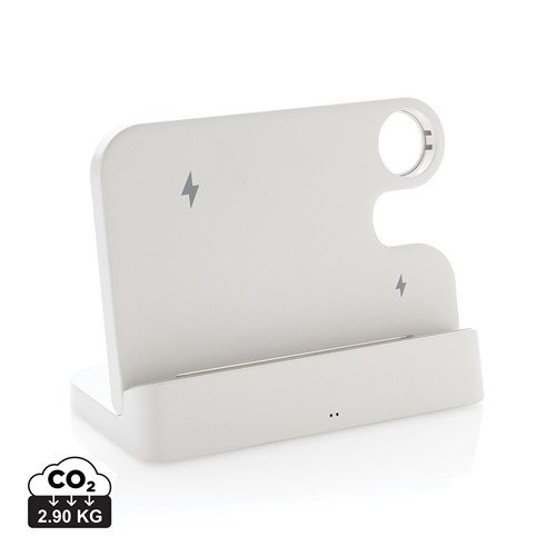 CARGADOR 3 EN 1 RCS PLÁSTICO RECICLADO 15W