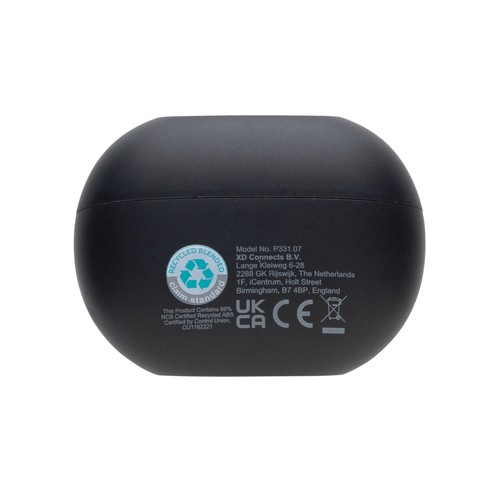 Auriculares híbridos ANC/ENC  plástico reciclado Prolink RCS