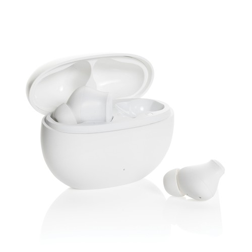 white Auriculares híbridos Prolink ANC/ENC plástico reciclado RCS