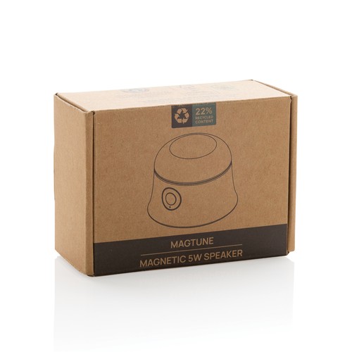 Altavoz Magtune RCS magnético de plástico reciclado de 5W