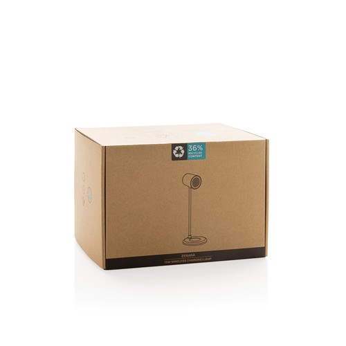 Lámpara escritorio inalámbrica Zenara 15W reciclado RCS
