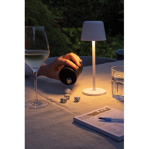 Lámpara de mesa Zenic RCS plástico reciclado recargable USB