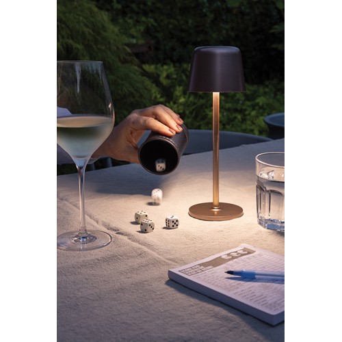 Lámpara de mesa Zenic RCS plástico reciclado recargable USB