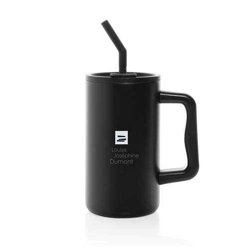 black Taza Cube de acero reciclado RCS 800 ml