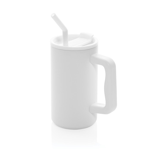 white Taza Cube de acero reciclado RCS 800 ml