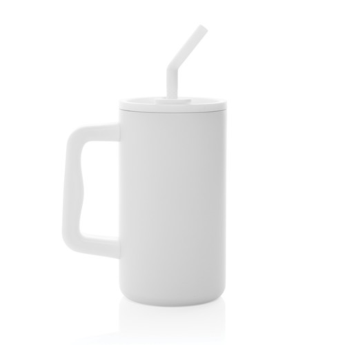 white Taza Cube de acero reciclado RCS 800 ml