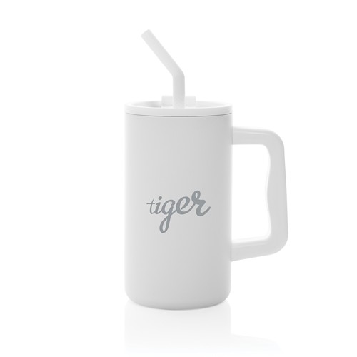 white Taza Cube de acero reciclado RCS 800 ml