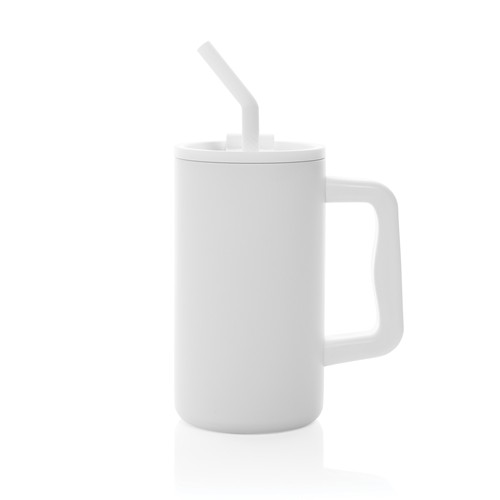 white Taza Cube de acero reciclado RCS 800 ml