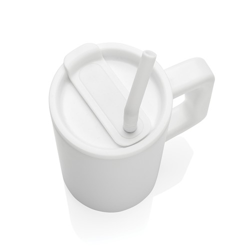 white Taza Cube de acero reciclado RCS 800 ml