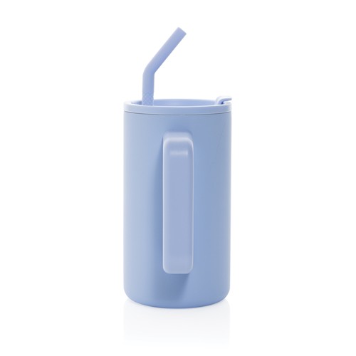 azul claro Taza Cube de acero reciclado RCS 800 ml