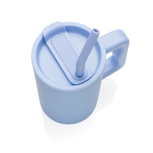 azul claro Taza Cube de acero reciclado RCS 800 ml