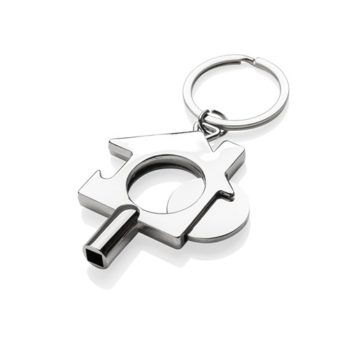 Porte-clés 3 en 1 en alliage de zinc recyclé RCS - 2