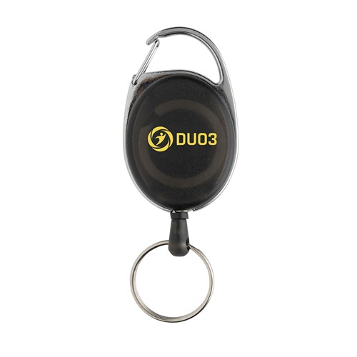 Porte-clés à clip extensible en ABS recyclé RCS - 5