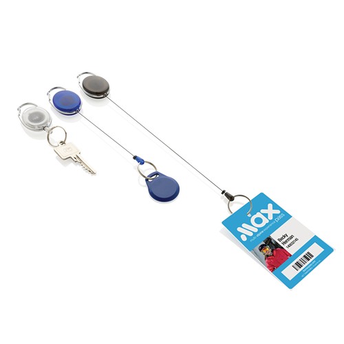 Porte-clés à clip extensible en ABS recyclé RCS - 7