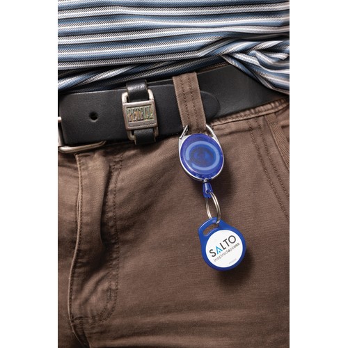 Llavero con clip alargable de ABS reciclado RCS
