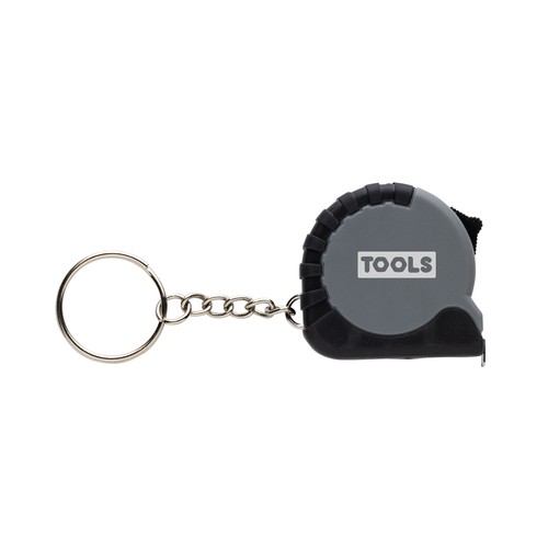 Llavero con cinta de 1m de ABS reciclado MeasureMate RCS
