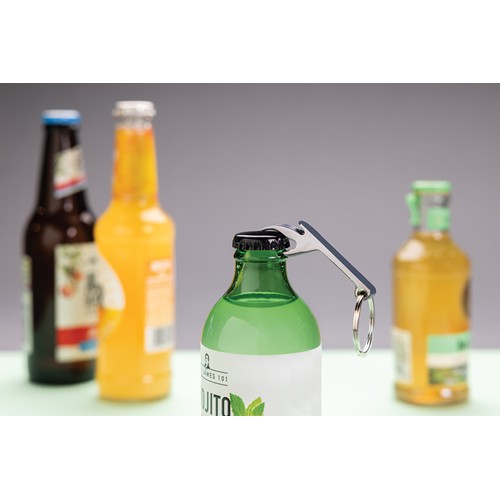 Porte-clés décapsuleur en alliage de zinc recyclé RCS - 8
