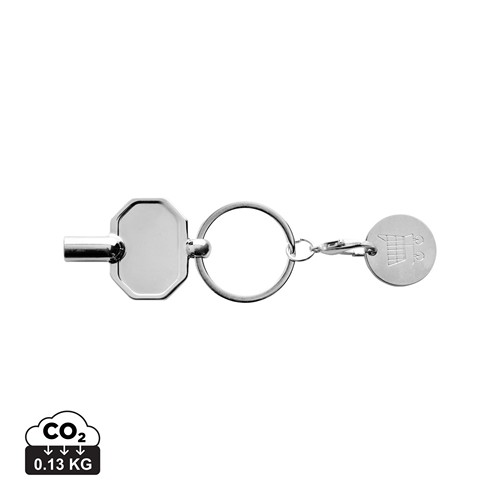 Porte-clés jeton et clé de radiateur en alliage de zinc RCS - 1