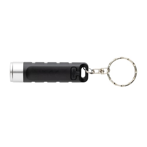 Linterna llavero recargable USB de plástico reciclado Globix