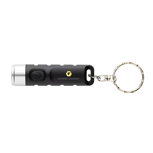 Porte-clés lampe torche charge USB en plastique RCS Globix - 6