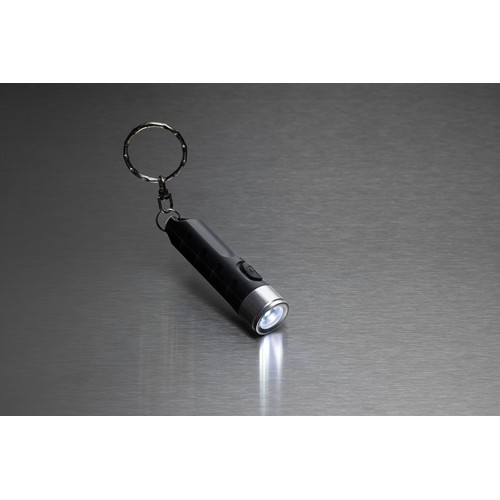 Porte-clés lampe torche charge USB en plastique RCS Globix - 7