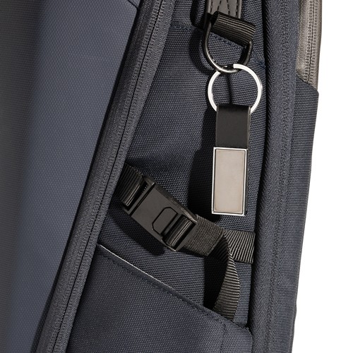 Porte-clés luxe en PU et alliage de zinc recyclé RCS - 4