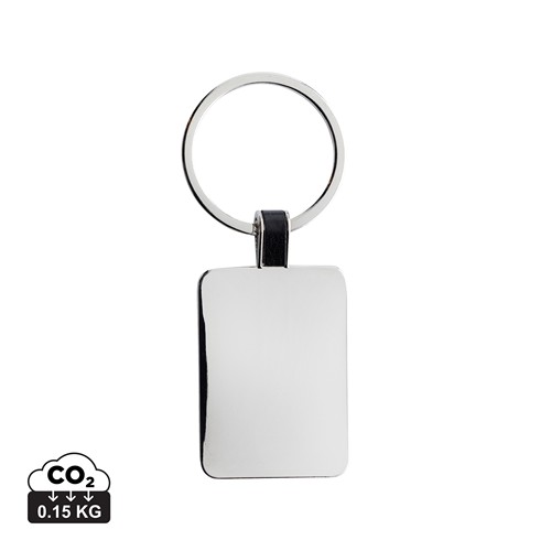 LLAVERO RECTANGULAR DE ALEACIÓN DE ZINC RECICLADO RCS