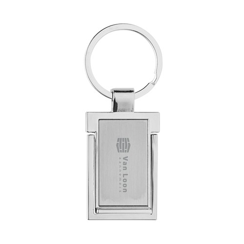 Porte-clés support téléphone en alliage de zinc recyclé RCS - 7