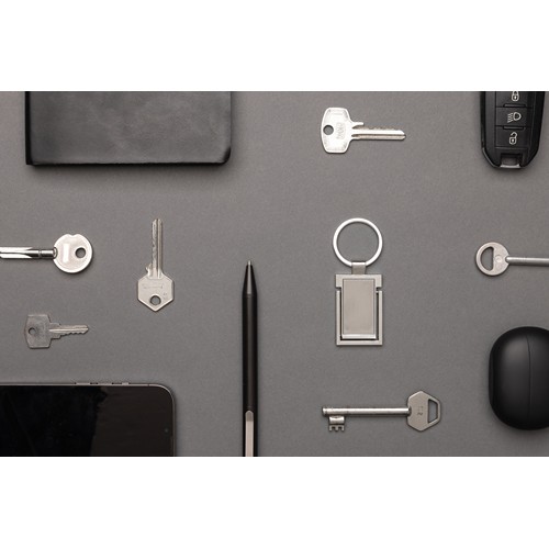 Porte-clés support téléphone en alliage de zinc recyclé RCS - 9