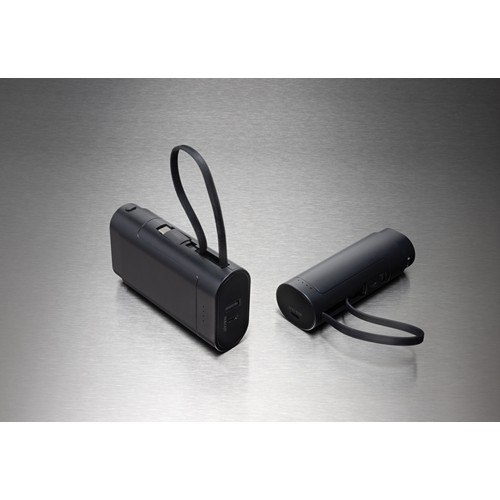 black Batería externa extraíble CycleCell de 5000 mah