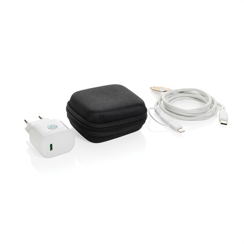 black Set de carga 2 piezas Boost RCS PET reciclado 20W tipo C