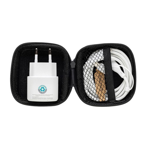 black Set de carga 2 piezas Boost RCS PET reciclado 20W tipo C