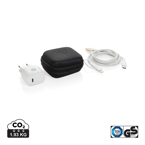 Set câble et chargeur 20W en PET recyclé RCS Boost - 1