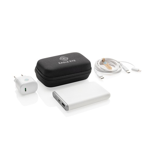 black Set de carga 3 piezas Surge RCS PET reciclado 20W tipo C