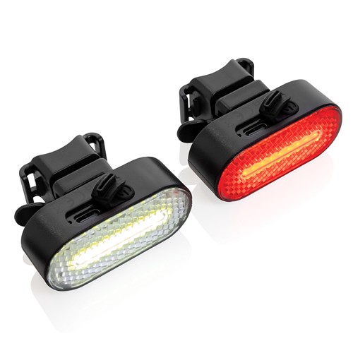 Set d'éclairage de vélo via USB en plastique RCS Lumino - 2