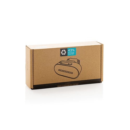 Set d'éclairage de vélo via USB en plastique RCS Lumino - 12