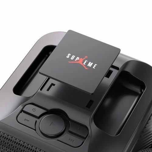 black Set karaoke de plástico reciclado Singvibe RCS con doble mic