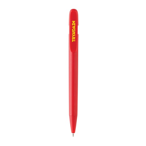red Bolígrafo Devin RABS certificado GRS sólido