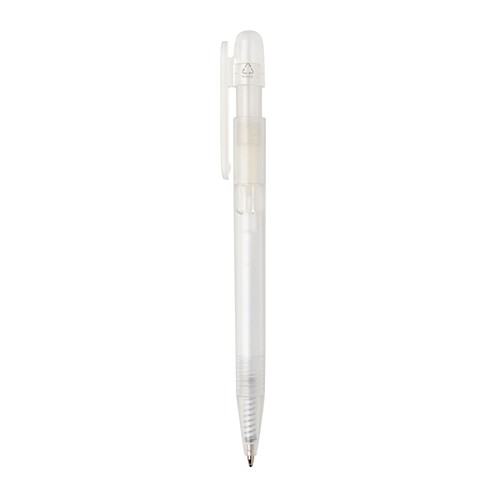 white Bolígrafo Devin RABS certificado GRS transparente