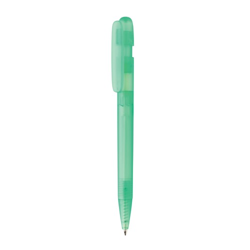 green Bolígrafo Devin RABS certificado GRS transparente