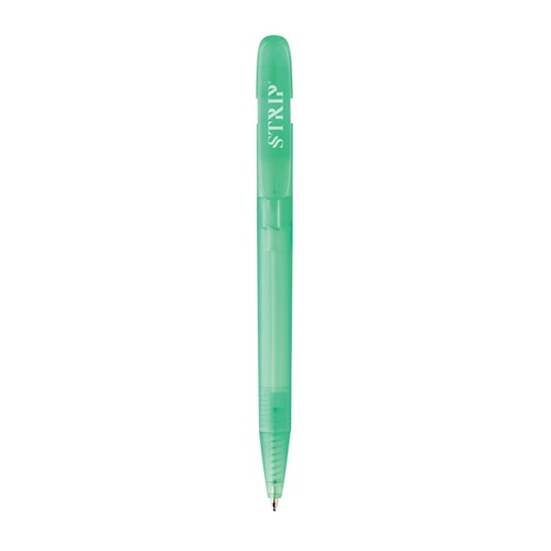 green Bolígrafo Devin RABS certificado GRS transparente